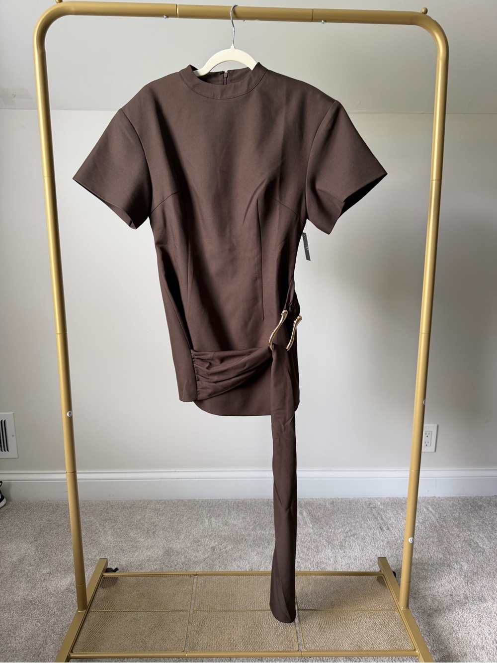 NWT Revolve Lioness Chocolate Brown Martini Mini Dress Sz M